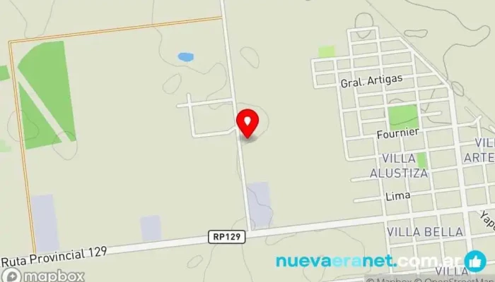 mapa de cabañas la tranquera Alojamiento de autoservicio en Monte Caseros