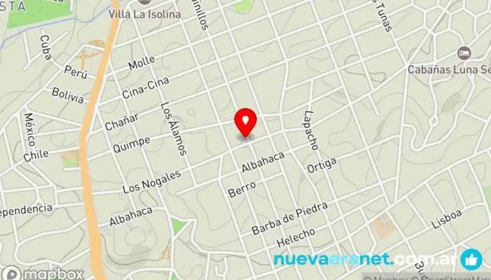 mapa de Cabañas Las Veletas - Villa Giardino Cabaña de montaña, Agencia de alquiler de cabañas, Casa rural, Tienda de artículos para barbacoas, Hotel, Piscina, Apartamento turístico en Villa Giardino