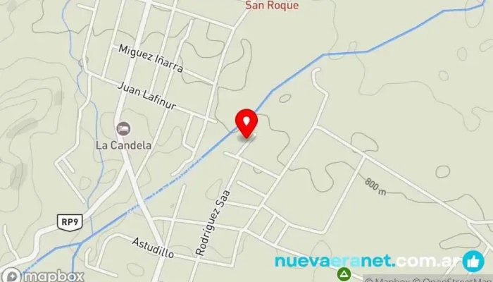 mapa de Cabañas MISKY WAYRA Complejo hotelero en San Luis