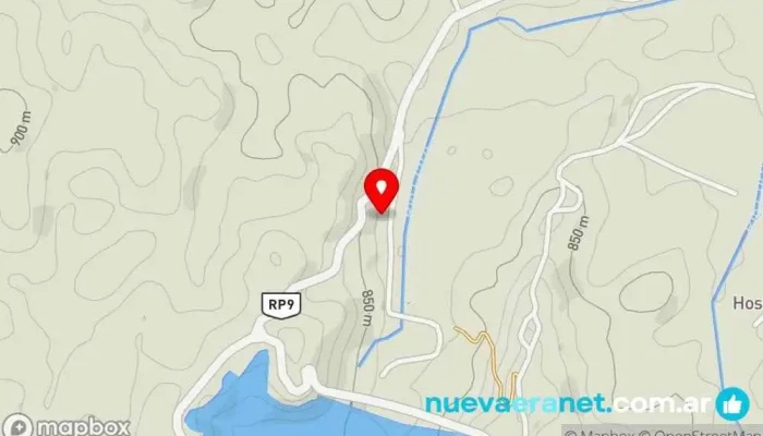 mapa de Cabañas ojos de cielo Casa rural en San Francisco del Monte de Oro