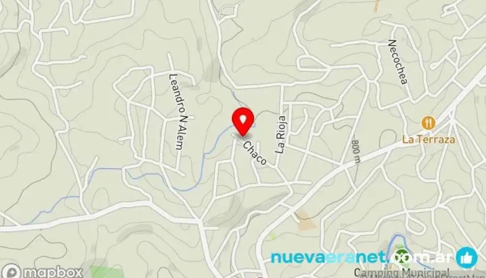 mapa de Cabañas Rumi Huasi  en Agua de Oro