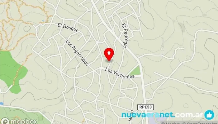 mapa de Cabañas Serranas Ayala Agua de Oro  en El Manzano