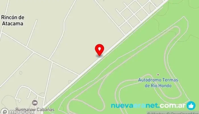 mapa de CABAÑAS TERMAS DE ATACAMA PILETA Y QUINCHO Alojamiento con servicio, Pensión en Santiago del Estero