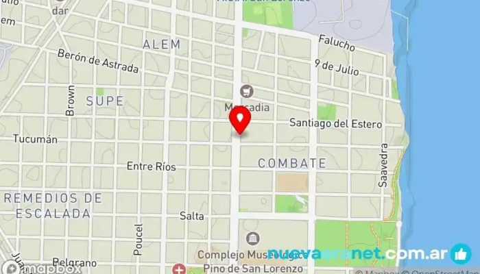 mapa de CakeShop Tienda de magdalenas en San Lorenzo