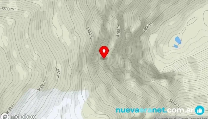 mapa de Calingasta  en San Juan