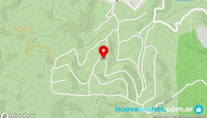 mapa de Candonga Villa Serrana Urbanización en El Manzano