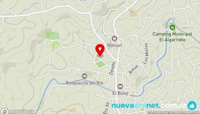 mapa de CAPS Agua de Oro Hospital en Agua de Oro