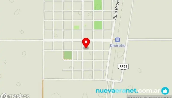 mapa de Carnicería La Bendición Carnicería en Chorotis