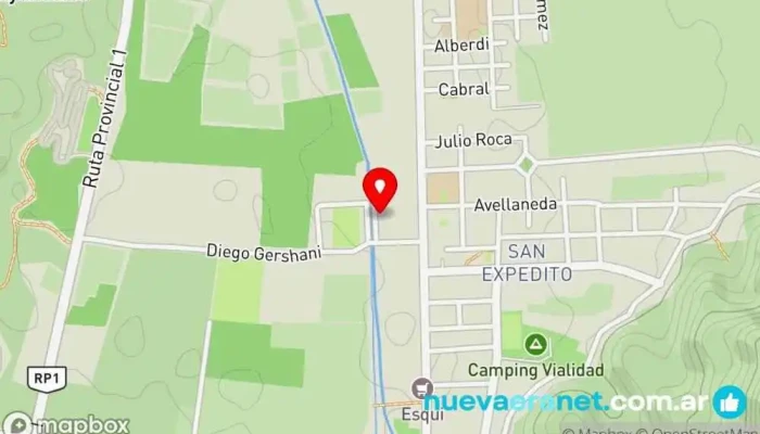 mapa de Carro de facturas Panadería en San Jose