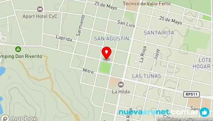 mapa de Casa 2000  en Villa San Agustín