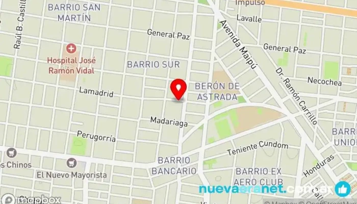 mapa de Casa Agustin Instrumentos Musicales Tienda de instrumentos musicales, Tienda de informática, Tienda de equipos de sonido en Corrientes