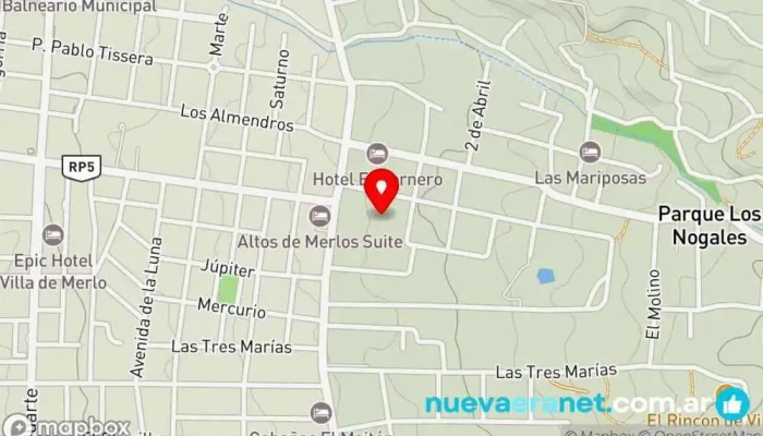 mapa de Casa Ambigua Tienda de ropa en Merlo