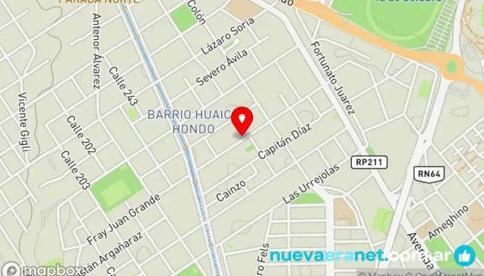 mapa de Casa Angelica Tienda general en Santiago del Estero