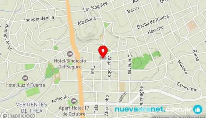 mapa de Casa Araoz Tienda de antigüedades, Centro comercial en Villa Giardino