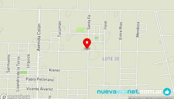 mapa de Casa Avalos/Ledesma Pastelería en Villa Angela