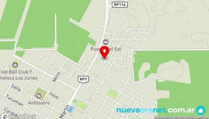 mapa de Casa Bauty Tienda de ropa en Los Juries