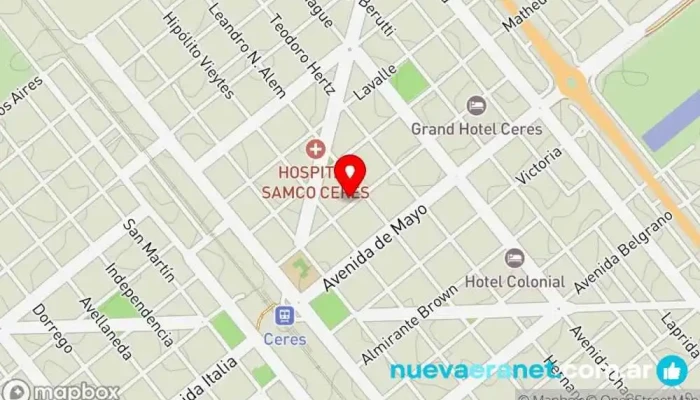 mapa de Casa Carangi Caza Y Pesca Tienda de artículos de pesca en Ceres