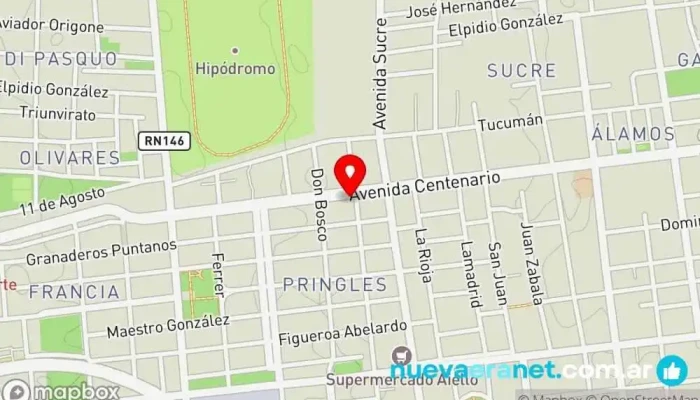 mapa de Casa Centenario Tienda de repuestos para automóviles en D5700AYA