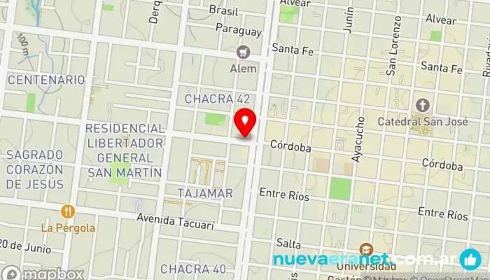 mapa de Casa CHICHA Tienda de regalos en Posadas