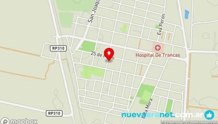 mapa de Casa crochet Artesanía en Trancas