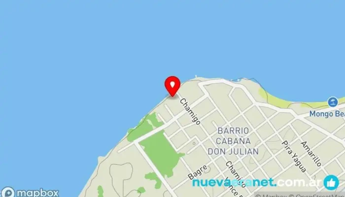 mapa de Casa Cuatro Estaciones  en Paso de la Patria