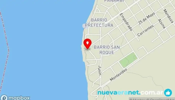 mapa de CASA DE DANIEL VERON Edificio de apartamentos en Empedrado