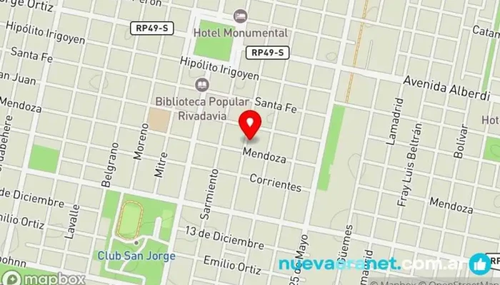 mapa de casa de la cultura Museo en San Jorge