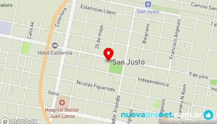 mapa de Casa de la Cultura 