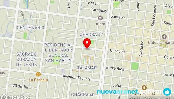 mapa de Casa de la Mujer Oficinas de empresa en Posadas