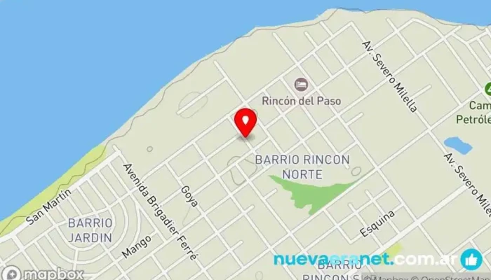mapa de Casa de reposo Residencia de ancianos en Paso de la Patria