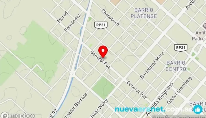 mapa de Casa de repuesto de moto y bicicleta JR Tienda de repuestos para motos en Añatuya
