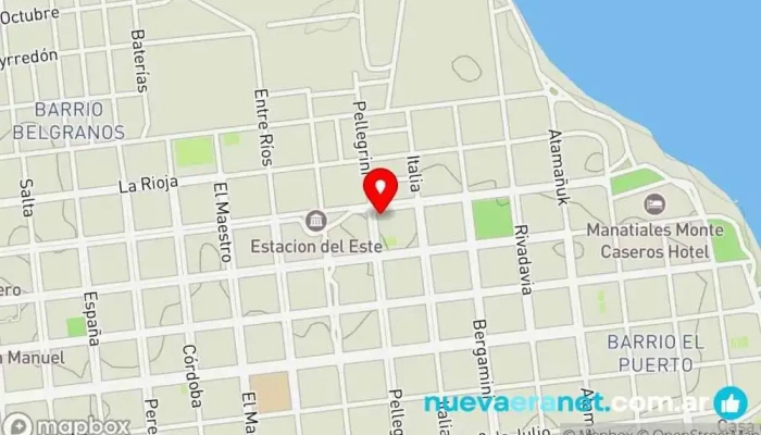 mapa de Casa del Bicentenario Centro cultural en Monte Caseros