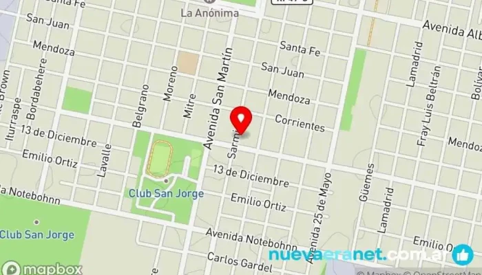 mapa de Casa Eme Ellena Residencia en San Jorge