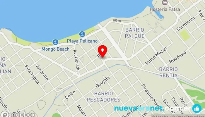 mapa de Casa en Paso de la Patria. Cuarta La Grey Agencia de alquiler de alojamientos para vacaciones en Paso de la Patria