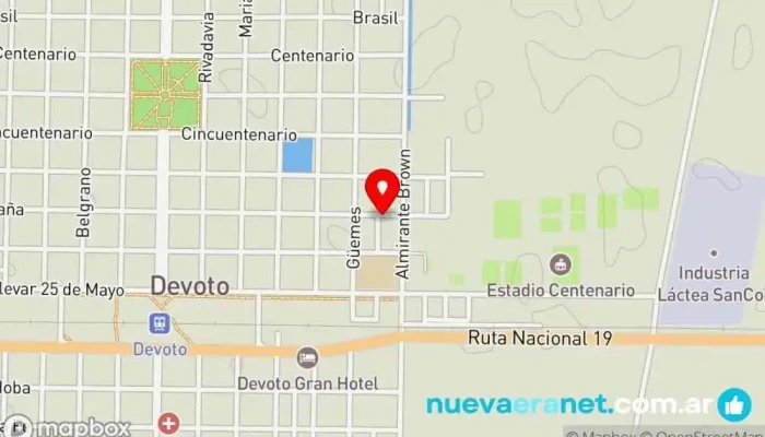 mapa de Casa España Tienda de herramientas en Devoto