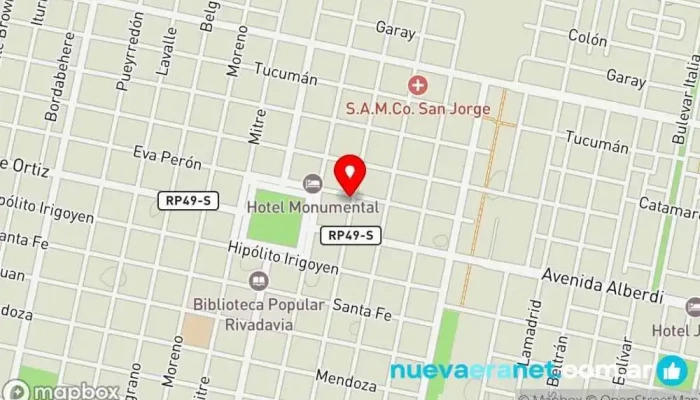 mapa de Casa Floresta - Eco Boutique Boutique en San Jorge