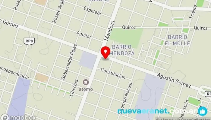 mapa de CASA GONZALEZ: FERRETERÍA, ABERTURAS, CARPINTERIA ARTESANAL Tienda de artículos para el hogar en Pocito