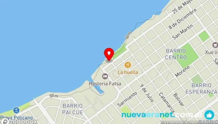 mapa de Casa Histórica Sicardi Museo de historia en Paso de la Patria