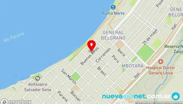 mapa de Casa Javi | Sucursal 2 Tienda de electrodomésticos en Ituzaingó