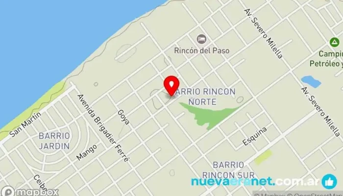 mapa de Casa La Otilia Agencia de alquiler de alojamientos para vacaciones en Paso de la Patria