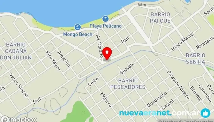 mapa de Casa “La Roca”  en Paso de la Patria