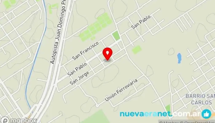 mapa de Casa LIMAR Heladería en La Banda
