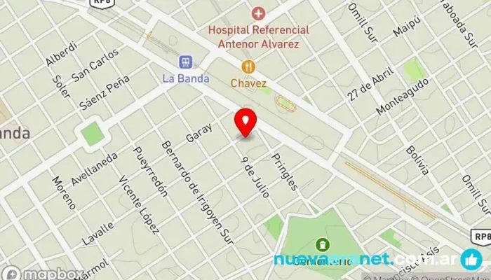 mapa de Casa Liva Ferretería en La Banda