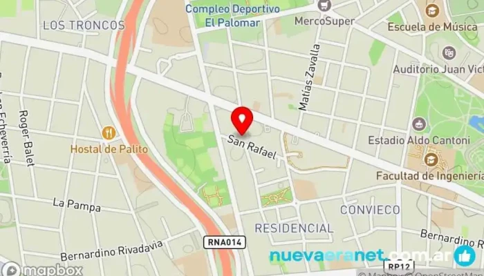 mapa de CASA MADRE Tienda de alimentación en San Juan