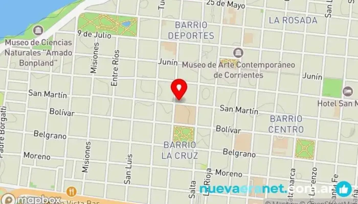 mapa de Casa Manni Cerería en Corrientes