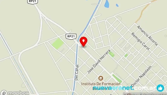 mapa de CASA MARGA ACHEM Tienda de ropa, Comercio en Clodomira