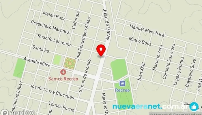 mapa de Casa Martín Ferretería en Recreo