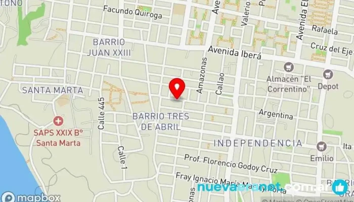 mapa de Casa Naty Tienda de ropa en Corrientes