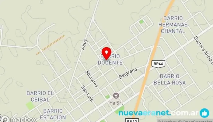 mapa de Casa Nico Sanchez Urbanización en Empedrado