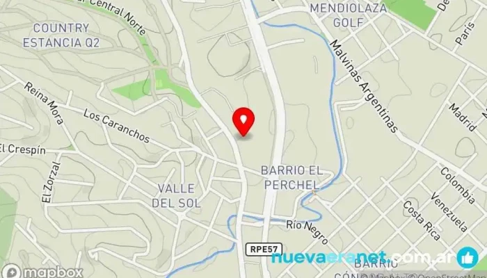 mapa de Casa Noviciado Padres Escolapios (Mendiolaza) Destino religioso en Mendiolaza